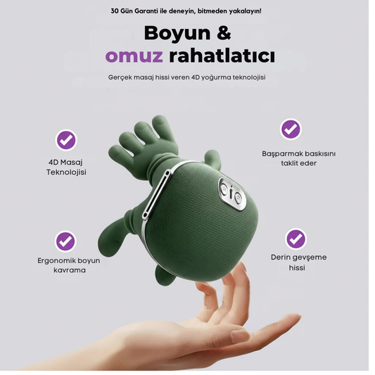 Taşınabilir Boyun ve sırt masaj aleti- KakoO™